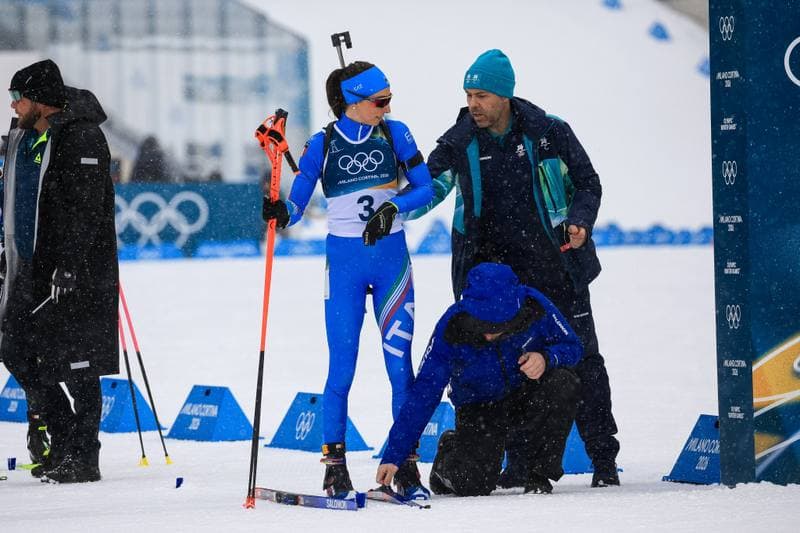 Biathlon. Olympic Winter Games Milano-Cortina 2026. Women's 12.5km Mass Start. 21.02.2026