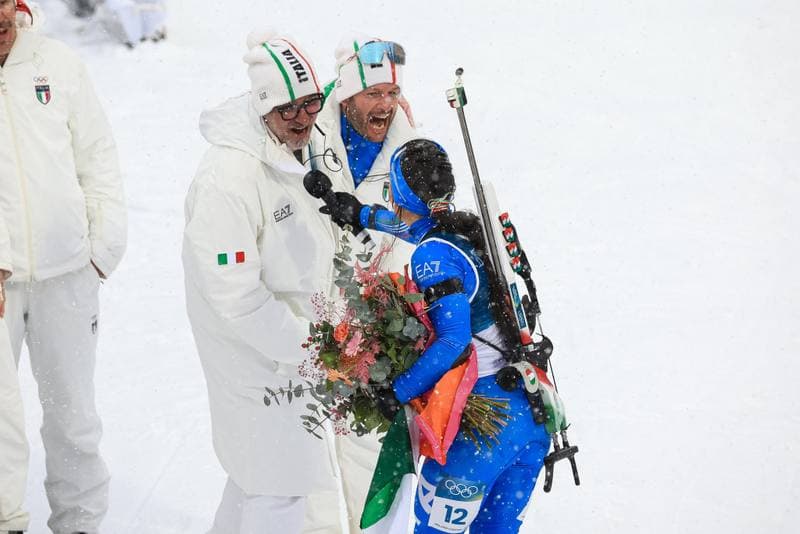 Biathlon. Olympic Winter Games Milano-Cortina 2026. Women's 12.5km Mass Start. 21.02.2026