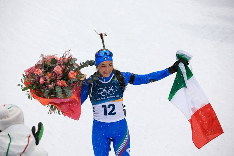 Biathlon. Olympic Winter Games Milano-Cortina 2026. Women's 12.5km Mass Start. 21.02.2026