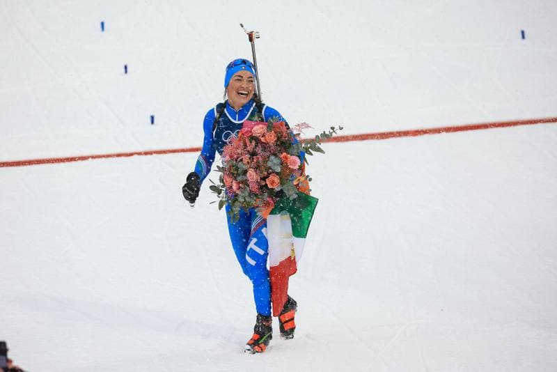 Biathlon. Olympic Winter Games Milano-Cortina 2026. Women's 12.5km Mass Start. 21.02.2026