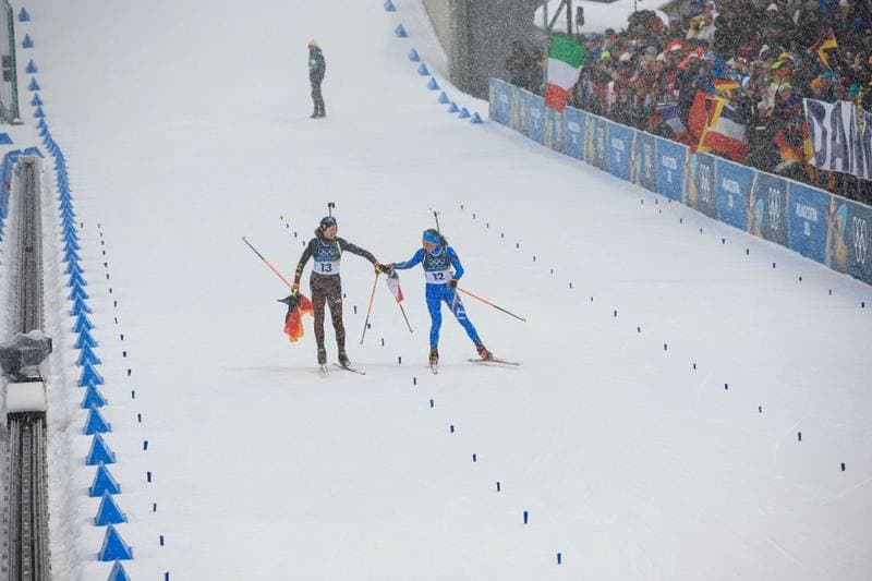 Biathlon. Olympic Winter Games Milano-Cortina 2026. Women's 12.5km Mass Start. 21.02.2026