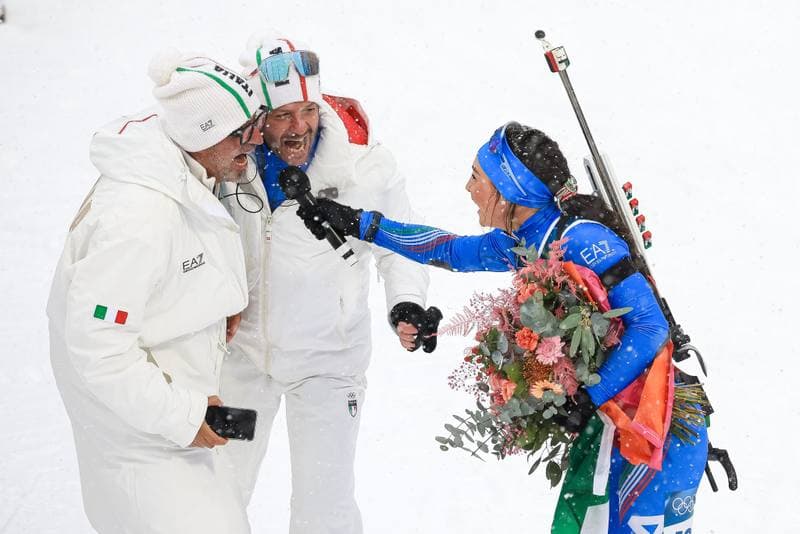 Biathlon. Olympic Winter Games Milano-Cortina 2026. Women's 12.5km Mass Start. 21.02.2026