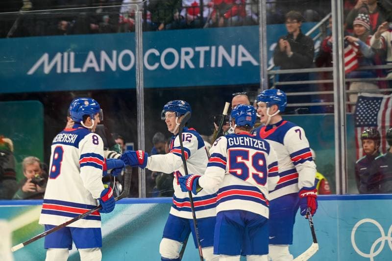 Ice Hockey. Olympic Winter Games Milano-Cortina 2026. USA - Slovakia. 20.02.2026