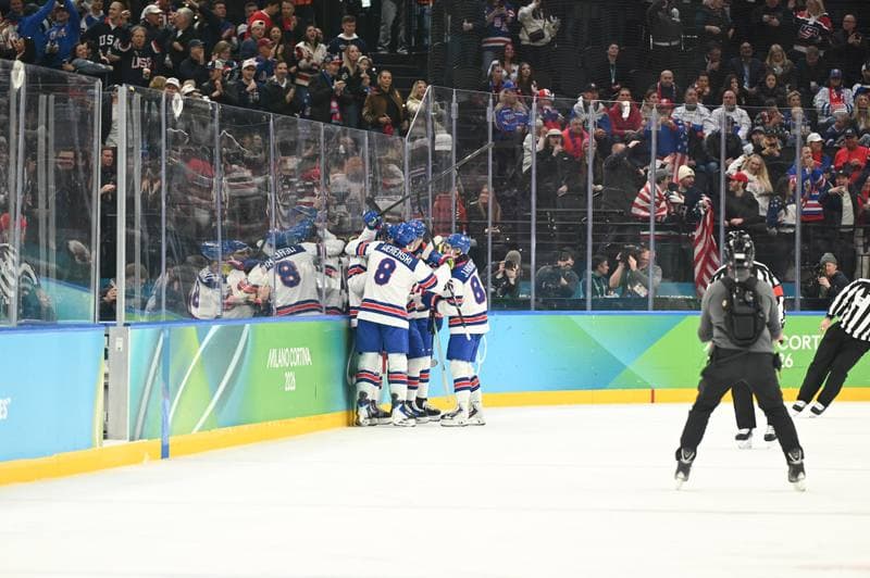 Ice Hockey. Olympic Winter Games Milano-Cortina 2026. USA - Slovakia. 20.02.2026