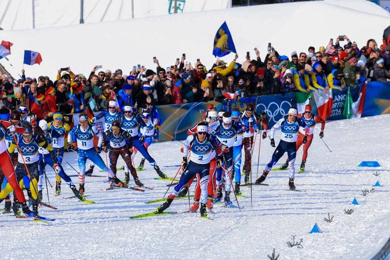 Biathlon. Olympic Winter Games Milano-Cortina 2026. Tommaso Giacomel - 20.02.2026