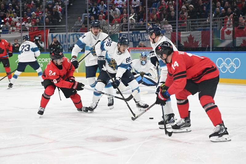 Ice Hockey. Olympic Winter Games Milano-Cortina 2026. Canada - Finland. 20.02.2026