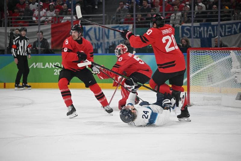 Ice Hockey. Olympic Winter Games Milano-Cortina 2026. Canada - Finland. 20.02.2026