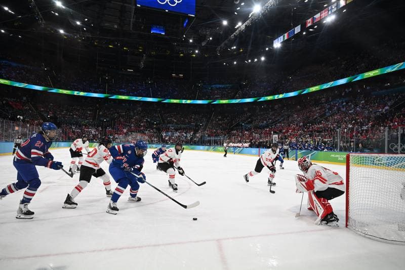 Ice Hockey. Olympic Winter Games Milano-Cortina 2026. USA - Canada. 19.02.2026