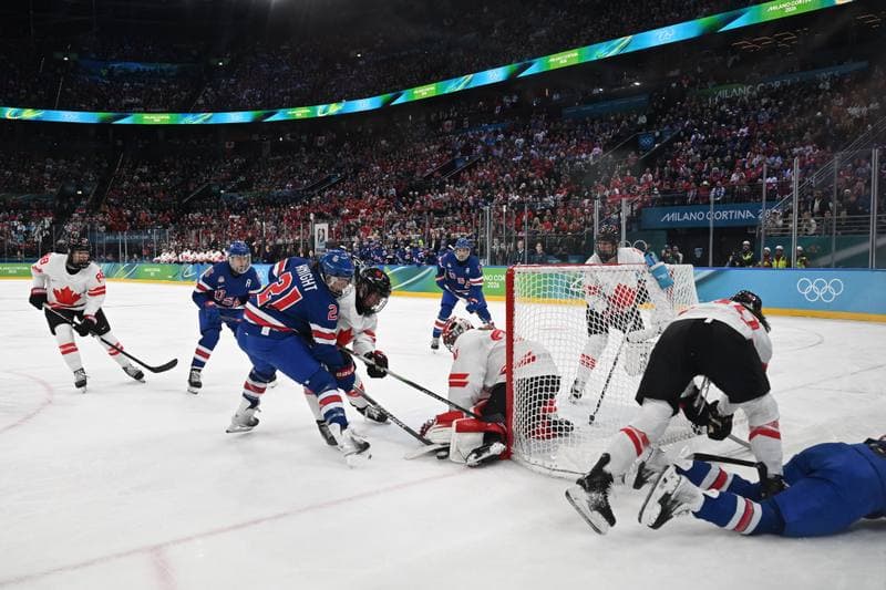 Ice Hockey. Olympic Winter Games Milano-Cortina 2026. USA - Canada. 19.02.2026