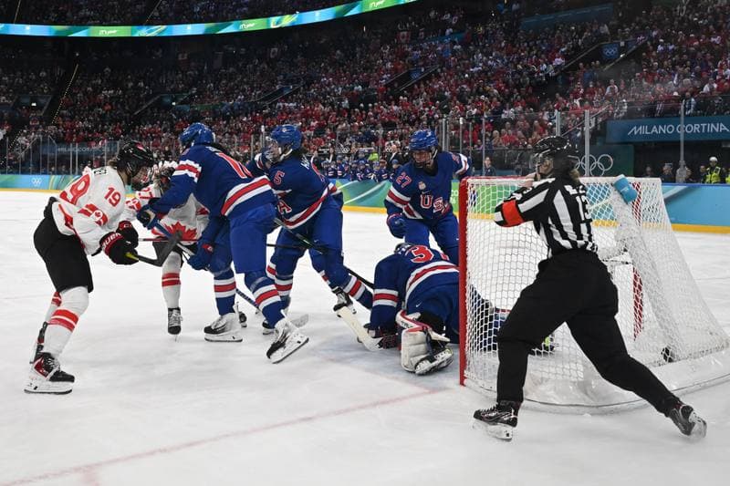 Ice Hockey. Olympic Winter Games Milano-Cortina 2026. USA - Canada. 19.02.2026