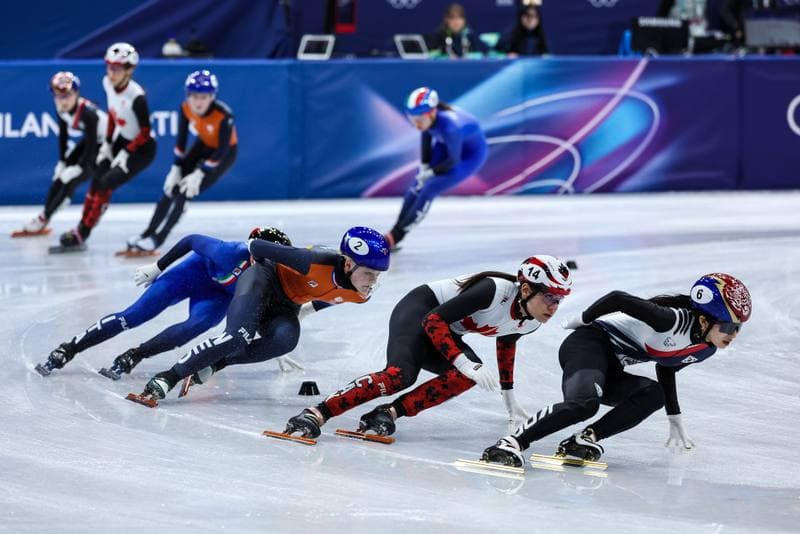 Short Track Speed Skating. Olympic Winter Games Milano-Cortina 2026. Women's 3000m Relay Finals. 18.02.2026