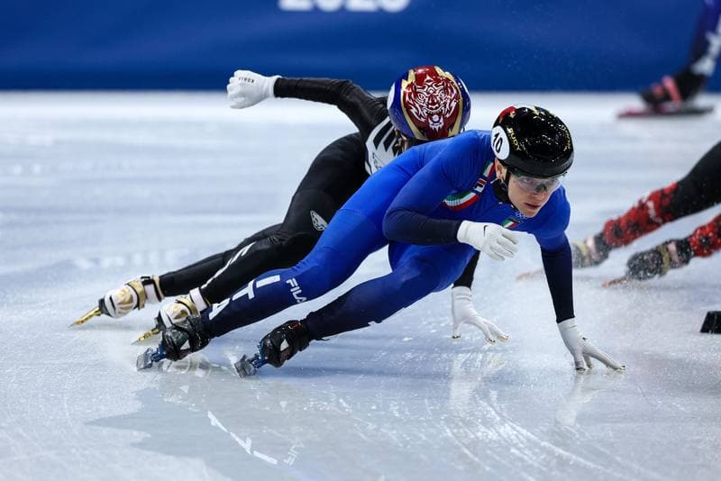 Short Track Speed Skating. Olympic Winter Games Milano-Cortina 2026. Women's 3000m Relay Finals. 18.02.2026