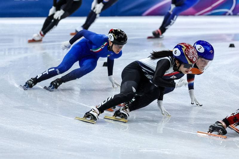 Short Track Speed Skating. Olympic Winter Games Milano-Cortina 2026. Women's 3000m Relay Finals. 18.02.2026