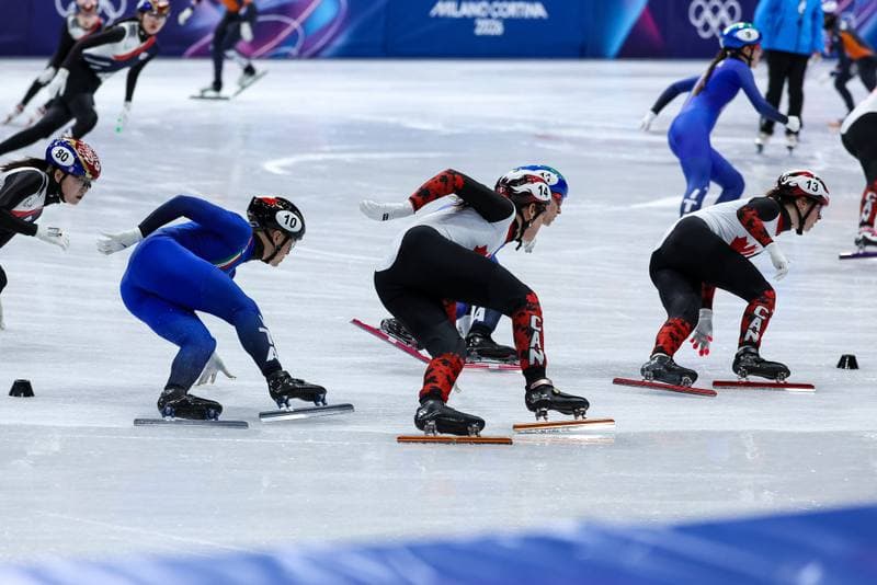 Short Track Speed Skating. Olympic Winter Games Milano-Cortina 2026. Women's 3000m Relay Finals. 18.02.2026