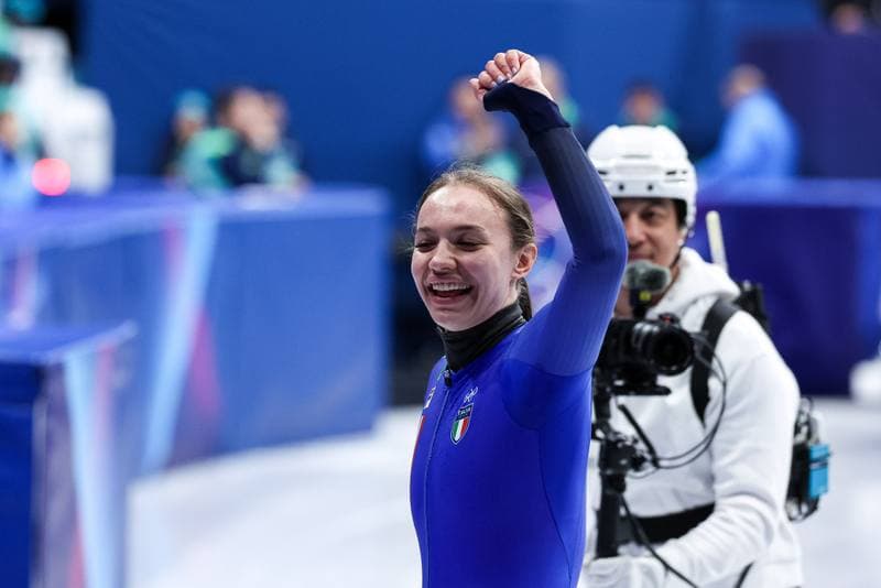 Short Track Speed Skating. Olympic Winter Games Milano-Cortina 2026. Women's 3000m Relay Finals. 18.02.2026