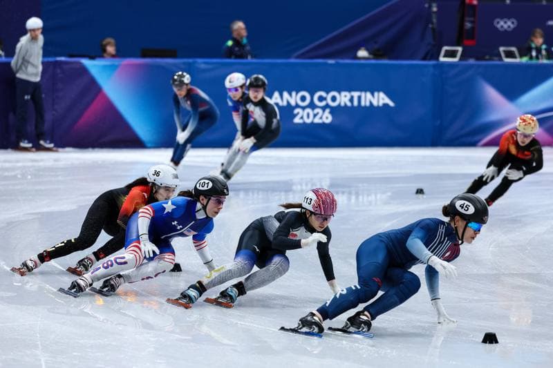 Short Track Speed Skating. Olympic Winter Games Milano-Cortina 2026. Women's 3000m Relay Finals. 18.02.2026