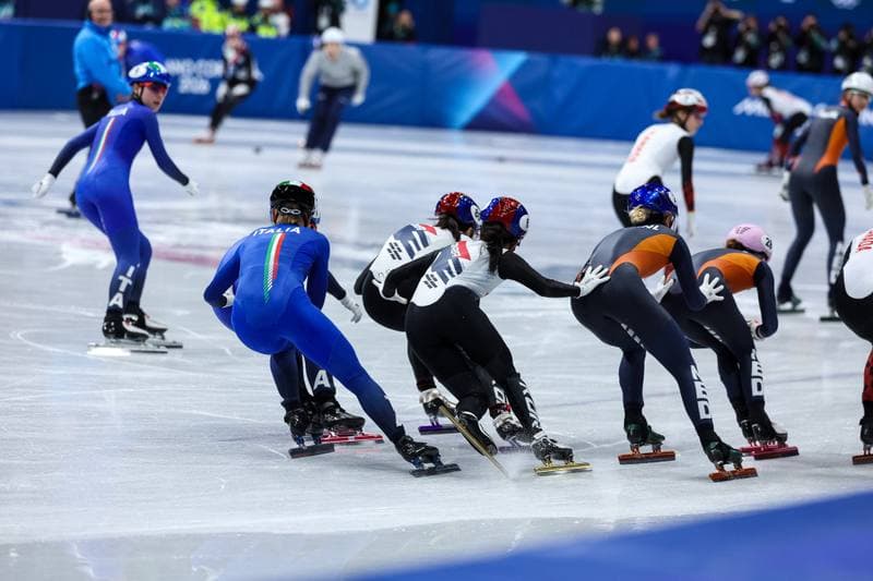 Short Track Speed Skating. Olympic Winter Games Milano-Cortina 2026. Women's 3000m Relay Finals. 18.02.2026
