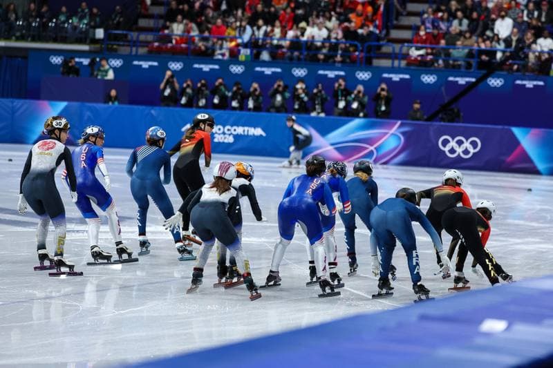 Short Track Speed Skating. Olympic Winter Games Milano-Cortina 2026. Women's 3000m Relay Finals. 18.02.2026