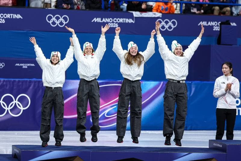 Short Track Speed Skating. Olympic Winter Games Milano-Cortina 2026. Women's 3000m Relay Finals. 18.02.2026