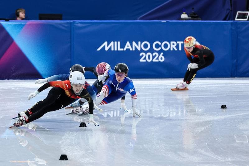 Short Track Speed Skating. Olympic Winter Games Milano-Cortina 2026. Women's 3000m Relay Finals. 18.02.2026