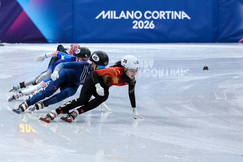 Short Track Speed Skating. Olympic Winter Games Milano-Cortina 2026. Women's 3000m Relay Finals. 18.02.2026