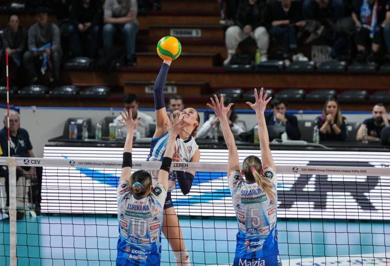 Volleyball. CEV Champions League Women. Igor Gorgonzola Novara - Savino Del Bene Scandicci. 18.02.2026