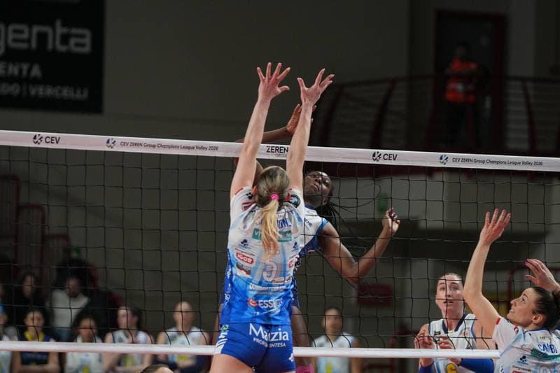 Volleyball. CEV Champions League Women. Igor Gorgonzola Novara - Savino Del Bene Scandicci. 18.02.2026
