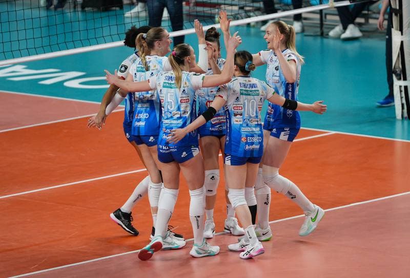 Volleyball. CEV Champions League Women. Igor Gorgonzola Novara - Savino Del Bene Scandicci. 18.02.2026