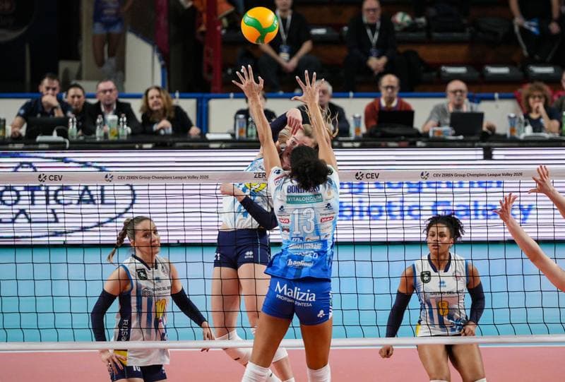 Volleyball. CEV Champions League Women. Igor Gorgonzola Novara - Savino Del Bene Scandicci. 18.02.2026