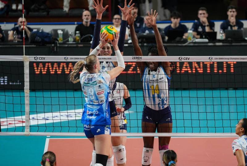 Volleyball. CEV Champions League Women. Igor Gorgonzola Novara - Savino Del Bene Scandicci. 18.02.2026