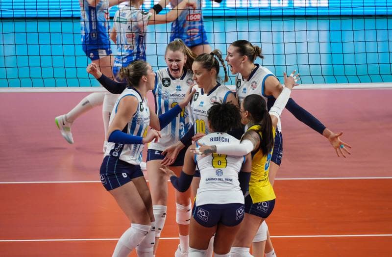 Volleyball. CEV Champions League Women. Igor Gorgonzola Novara - Savino Del Bene Scandicci. 18.02.2026