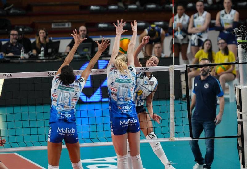 Volleyball. CEV Champions League Women. Igor Gorgonzola Novara - Savino Del Bene Scandicci. 18.02.2026