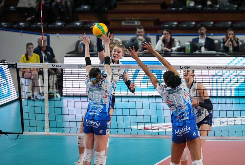 Volleyball. CEV Champions League Women. Igor Gorgonzola Novara - Savino Del Bene Scandicci. 18.02.2026