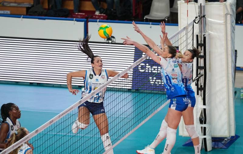 Volleyball. CEV Champions League Women. Igor Gorgonzola Novara - Savino Del Bene Scandicci. 18.02.2026
