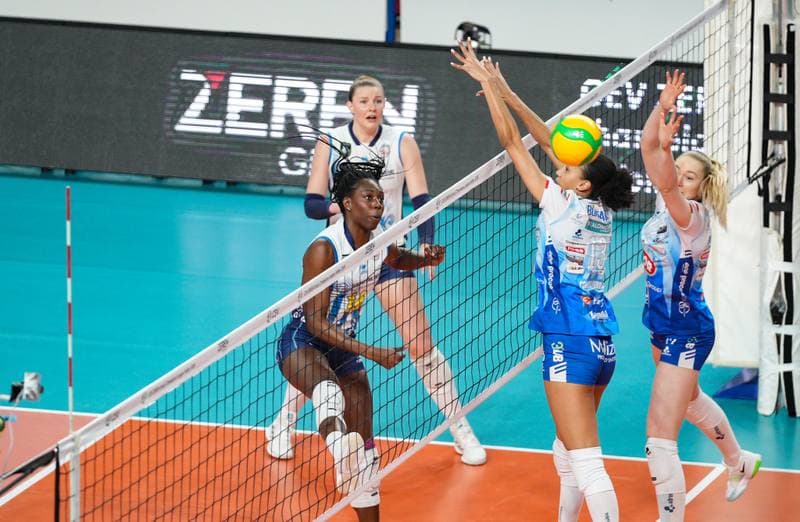 Volleyball. CEV Champions League Women. Igor Gorgonzola Novara - Savino Del Bene Scandicci. 18.02.2026