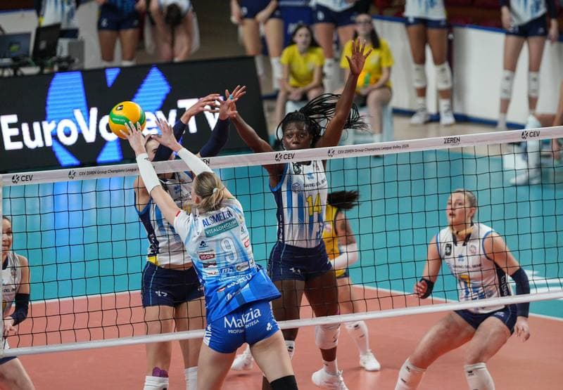 Volleyball. CEV Champions League Women. Igor Gorgonzola Novara - Savino Del Bene Scandicci. 18.02.2026