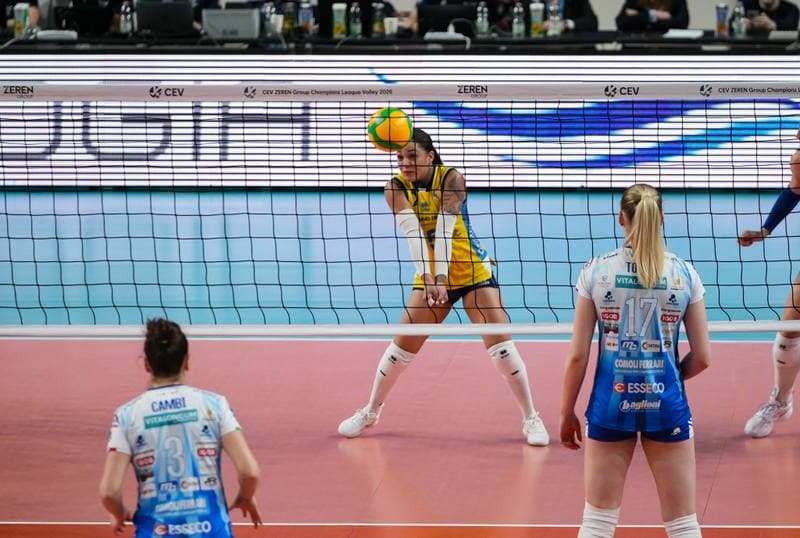 Volleyball. CEV Champions League Women. Igor Gorgonzola Novara - Savino Del Bene Scandicci. 18.02.2026
