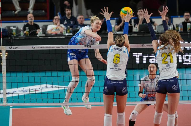 Volleyball. CEV Champions League Women. Igor Gorgonzola Novara - Savino Del Bene Scandicci. 18.02.2026