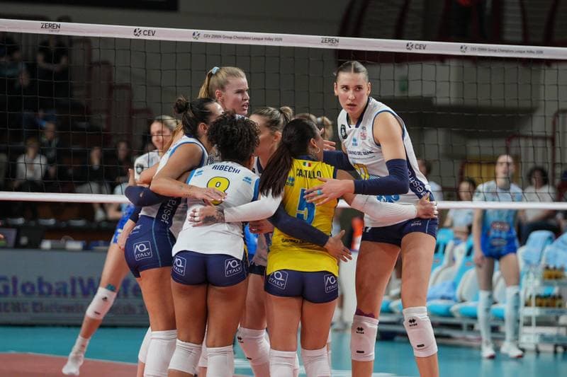 Volleyball. CEV Champions League Women. Igor Gorgonzola Novara - Savino Del Bene Scandicci. 18.02.2026