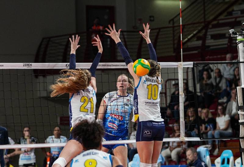 Volleyball. CEV Champions League Women. Igor Gorgonzola Novara - Savino Del Bene Scandicci. 18.02.2026