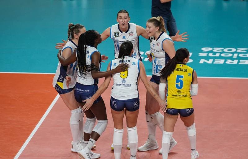 Volleyball. CEV Champions League Women. Igor Gorgonzola Novara - Savino Del Bene Scandicci. 18.02.2026
