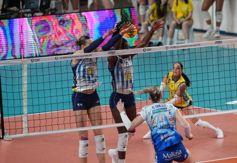 Volleyball. CEV Champions League Women. Igor Gorgonzola Novara - Savino Del Bene Scandicci. 18.02.2026
