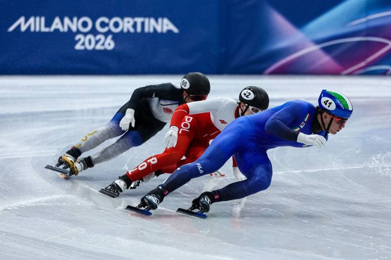 Short Track Speed Skating. Olympic Winter Games Milano-Cortina 2026. Men's 500m Finals. 18.02.2026