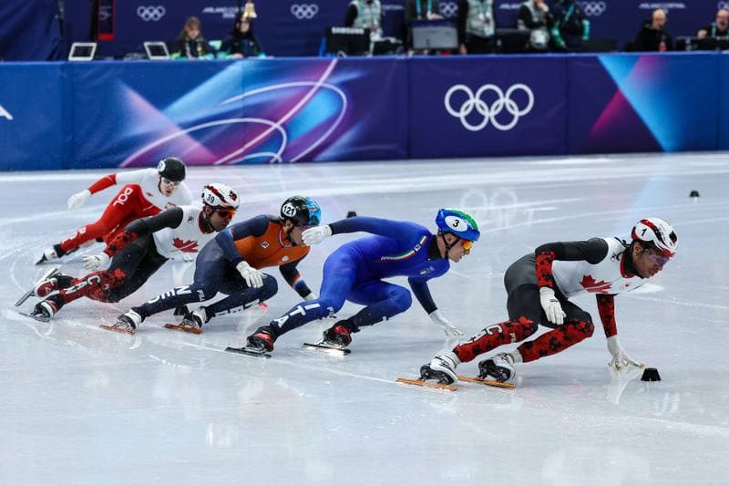 Short Track Speed Skating. Olympic Winter Games Milano-Cortina 2026. Men's 500m Finals. 18.02.2026