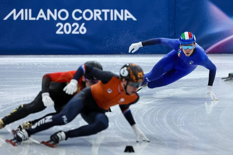 Short Track Speed Skating. Olympic Winter Games Milano-Cortina 2026. Men's 500m Finals. 18.02.2026