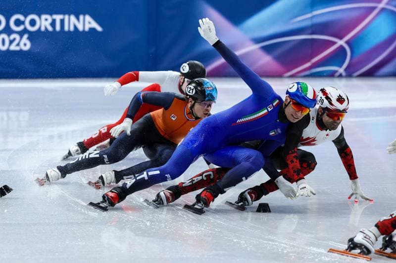 Short Track Speed Skating. Olympic Winter Games Milano-Cortina 2026. Men's 500m Finals. 18.02.2026