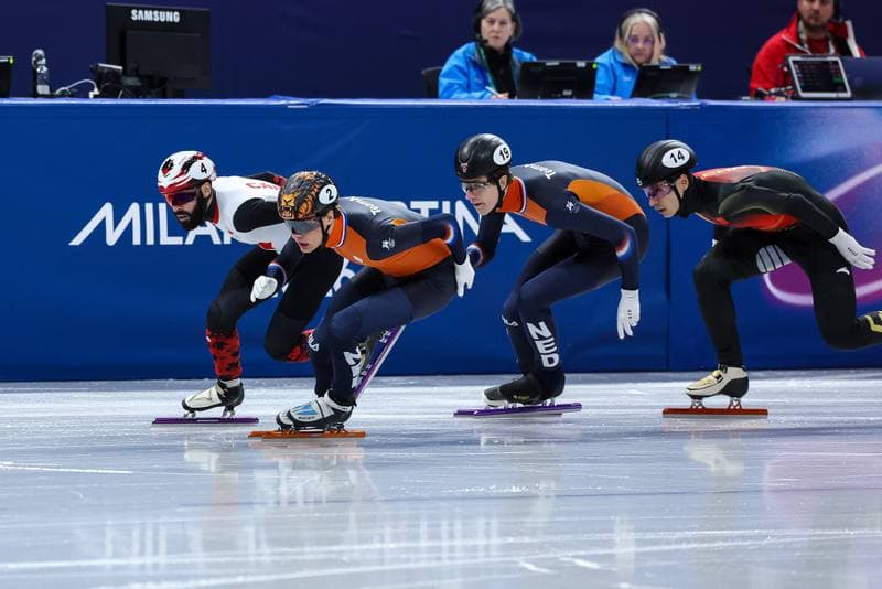 Short Track Speed Skating. Olympic Winter Games Milano-Cortina 2026. Men's 500m Finals. 18.02.2026