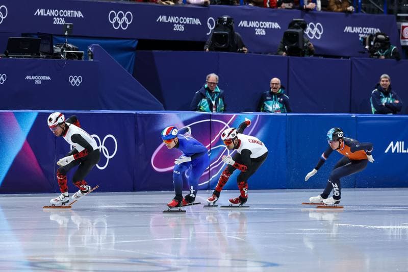 Short Track Speed Skating. Olympic Winter Games Milano-Cortina 2026. Men's 500m Finals. 18.02.2026