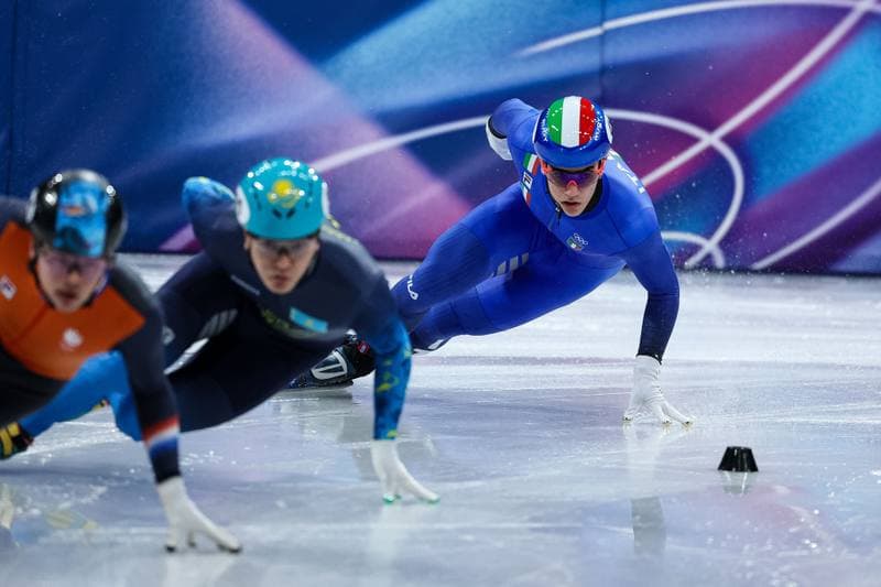 Short Track Speed Skating. Olympic Winter Games Milano-Cortina 2026. Men's 500m Finals. 18.02.2026