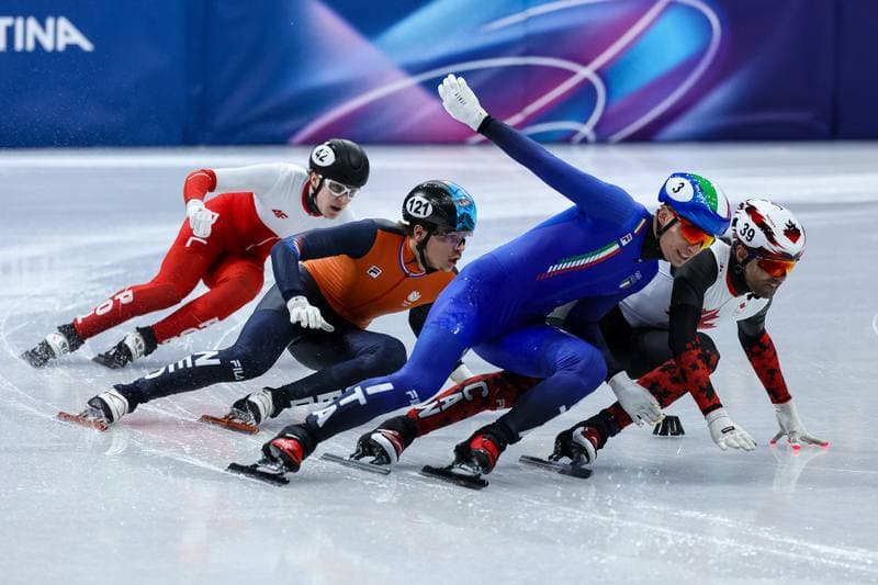 Short Track Speed Skating. Olympic Winter Games Milano-Cortina 2026. Men's 500m Finals. 18.02.2026